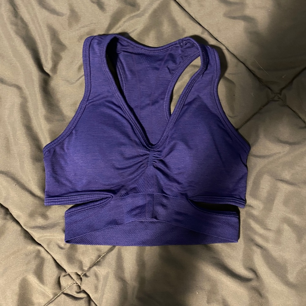 Like new Alphalete stratus bra. Color- true indigo size- XS